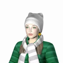 Sasha Low-poly  3D model