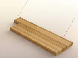 Shelf with hooks