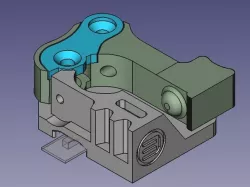 Spring-loaded Replicator 1 Drive Block - remix