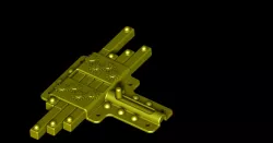 Steam Punk Style Sliding Lock.