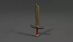 Sword Low-poly  3D model
