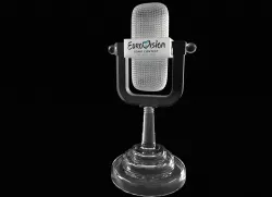The Eurovision Glass Microphone Trophy 3D model