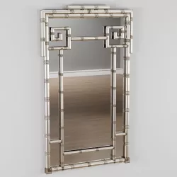 Traditional Framed Mirror Low-poly  3D model
