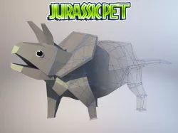 Triceratops Low-poly  3D model
