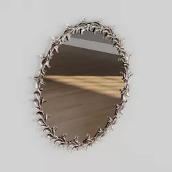  Vekdona  Metal Framed Mirror Low-poly  3D model