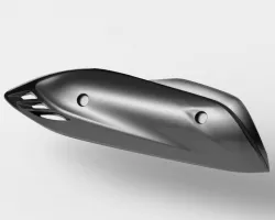 Yamaha Alpha silencer cover