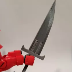 1/144 Scale Buster Sword (For Gundam and other robot kits)