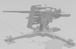 28mm Flak 88 Artillery for Bolt Action.