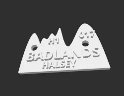 Badlands Halsey Badge