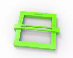 Bitcoin Crypto seed storage 100x100 plate punch jig slider
