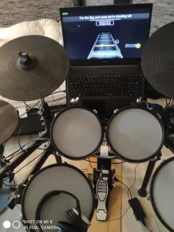 Drum kit Notebook holder/bracket for Band hero/clone hero/guitar hero 