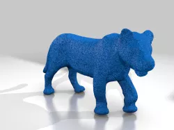Female Lion 3D Model - Mountain Lion