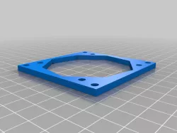 Flat 60 to 70mm/70 to 60mm fan adapter 