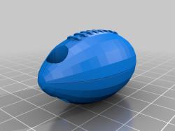 STL file Football Keychain 🏈・3D printer model to download・Cults