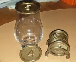 Glencairn numbered lids / toppers for tastings