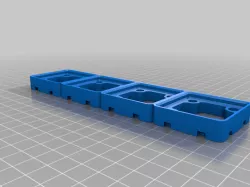 Gridfinity Dovetail Base Row