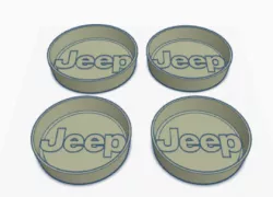 Jeep Wrangler JK Cup Holder Coasters