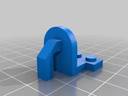 Lego Minifig stand for IKEA SKADIS pegboard