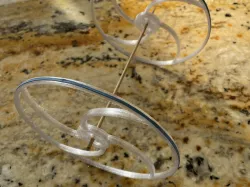 Low-Strength Rubber Band Car Wheel for Bamboo Skewer Axel