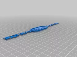 My Customized 3 0r 4 color 2-Line  nameplate
