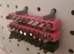 Pegboard Drill Bit Holder