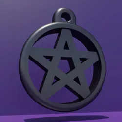 Pentagon Keychain