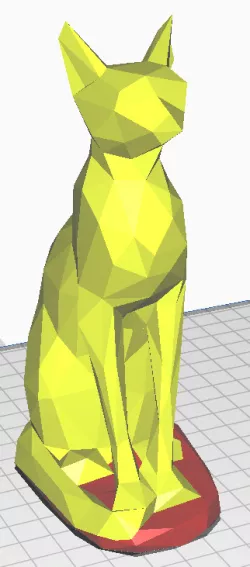 Polygon Egyptian Cat_remix_divided cat/holder