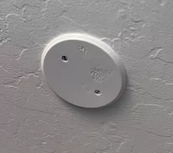 Round Phone Jack RJ11 Blank Plate