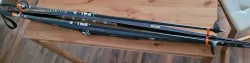 Ski and pole holder parameterised