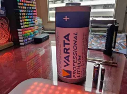 Used battery waste bin (customizable)