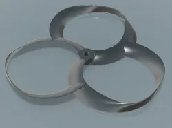 V2 Tri-Loop or Tri-Blade Toroidal Propellers for FPV Drone Quadcopter Cinewhoop