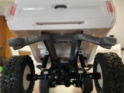 WPL exhaust systems and modified beam for mounting