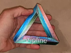 zipline logo 3D