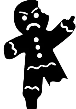 2D Gingerbread Man