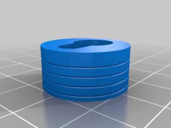 3/4 inch keyhole hanger insert