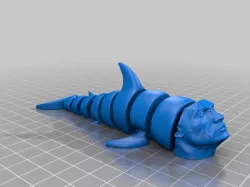 Articulated Shrock (Shark + The Rock)