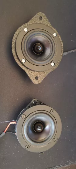 Audi A4/S4/RS4 B8 Dash Speaker Adapters (side & centre) - Modified