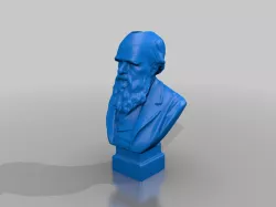 Charles Darwin Bust c.1889 Bic Buddy