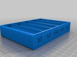 Chilean coin tray / Bandeja para monedas chilenas