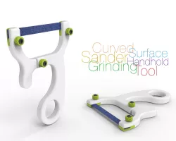 Curved Surface Sander Handhold Grinding Tool