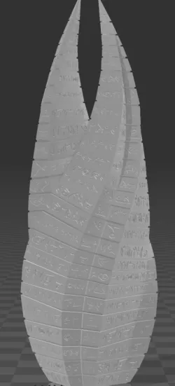 Dead Space Marker - Smoothed and Engraved