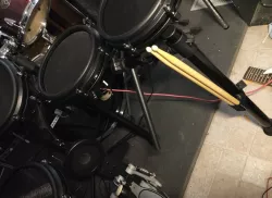 Drumsticks holder for Alesis Nitro Mesh kit (or any 35mm tubing)