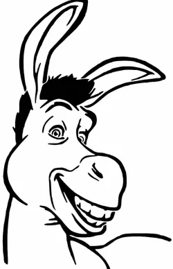 DW Donkey stencil