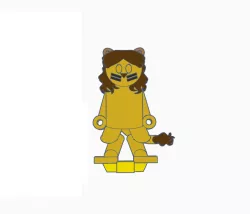 Flatminis Continued - Cowardly Lion