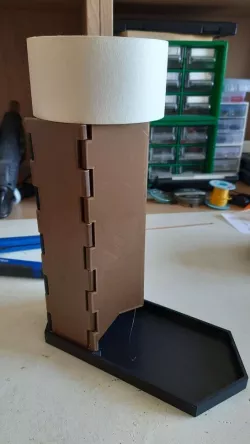 Folding Dice Tower alternative front