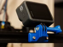 GoPro Mount for 2020 Extrusion/3D Printer