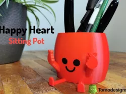 Happy Heart Sitting Pot