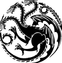 House Targaryen stencil