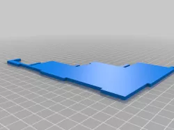 Improved Center Support Bottom for Modular Hobby Paint Rack