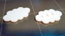 LEGO-compatible Super Mario clouds (classic + flat variant)